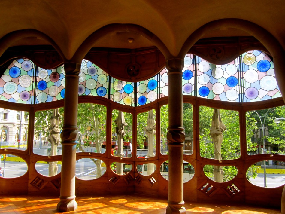 Stained glass, Casa Battlo